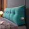 MONDEX Rückenkissen Bett, Lang Keilkissen Hohen Rückenkissen Kissen Bettkissen Rückenlehne Nackenstützkissen Rückenstützkissen Lordosenstütze Lesekissen für Bett und Sofa,Blau,60 * 50 * 20cm