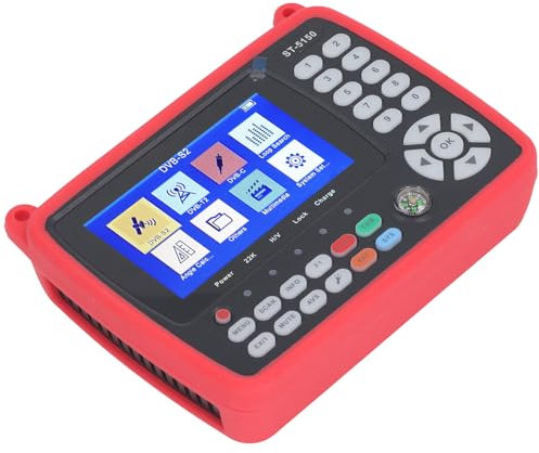 Finder-Messgerät-Signalempfänger mit 3,5-Zoll-HD-Digitalanzeige, H.264, Automatische Winkelberechnung, Integrierter 4000-mAh-Akku Zum Einstellen der (EU-Stecker 100-240 V)