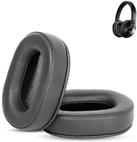 XRHTONG Philips Ersatz-Ohrpolster kompatibel mit Philips SHB7000 SHB 7000 Headset Ohrpolster-Kissen (Weiches Leder/Hochdichte Schaumstoffpolster)