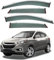 MaZHIYIn Deflektor Autofenster für Hyundai IX35 MK1LM 2010-2017.Deflektor d'air Autoersatzteile Windschutzscheibe Sonnenschirm von Fenster