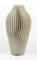 KAANY | 3D Druck Vase Nova| umweltfreundlich | nachhaltig | modernes Design | Made in Germany (Höhe 20cm, Durchmesser 10 cm) (Weiß)