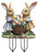 Gartenstecker Osterhasen zum Stecken | Osterdeko für Draußen | Garden Ostern Gartenstecker Osterdeko Vintage Osterhase Osterei Gartenschilder Osterdekoration Osterhase Ostereier für Garten Outdoor
