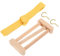 LALAFINA Wooden Knitting Yarn Holder Knitting Accessories Thread Waist Holder Weaving Fixator Easy Storage for Levels Knitters