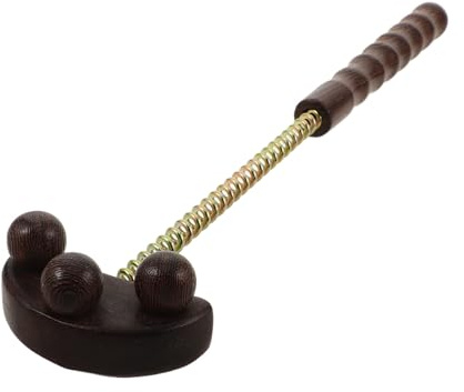 JEWEDECO Martillo de Masaje de Madera de Pollo para Cuello y Cintura, Alivia la Tensión Muscular y Mejora la Calidad del Sueño, Adecuado para Uso en Casa y Viajes