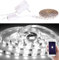 Luminea LED-Streifen IP44: WLAN-LED-Streifen, weiß, 2 m, Amazon Alexa & Google Assistant komp. (LED SMD Streifen Licht, LED Lichtband, Schrankleuchte)