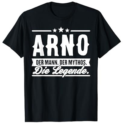 Arno Name Lustiger Spruch Shirt Vorname Geschenk T-Shirt