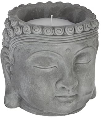 Atmosphera - Duftkerze - Zitronengras - Grau