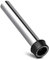 Tuyau de trop-plein d'évier en acier inoxydable de 19 cm – Tube en métal pour évier de salle de bain – Filtre de trop-plein d'évier de cuisine pour canalisations de 4,4 cm