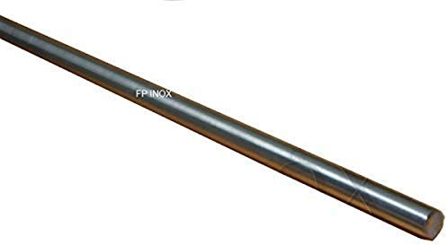Tube Brossé Rond Plein inox 316L garde corps balustrade rampe (Ø12mm (unitaire))