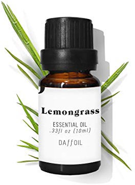 Daffoil Aceite esencial hierba de limón 10ml puro BIO 100% natural ecológico aromaterapia humidificador