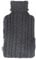 LIVIVO 2L Hot Water Bottle with Insulating Cover and Pockets for Hands - Keep Cosy and Warm (Grey Knit)