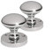 Jiyo.Outdoor 3X Chrome Mortice Sprung Door Knob Set Pack Pair (Knob Set)