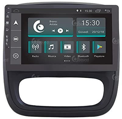 Jf Sound car audio system Autorradio de Ajuste Personalizado para Fiat Talento Android GPS Bluetooth WiFi Dab USB Pantalla táctil Full HD 10