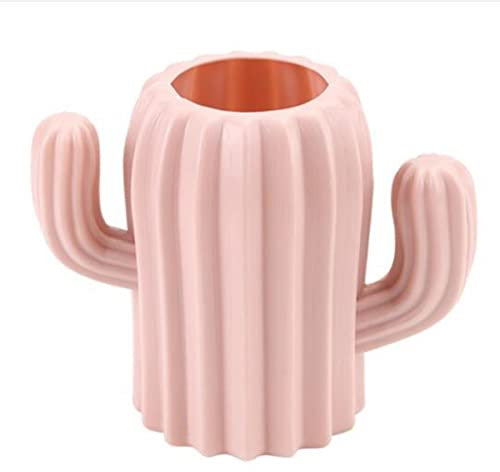 Pot à crayons créatif en forme de cactus pour étudiant, papeterie, bureau multifonction, boîte de rangement en polyéthylène, pot à pinceaux, fournitures de bureau