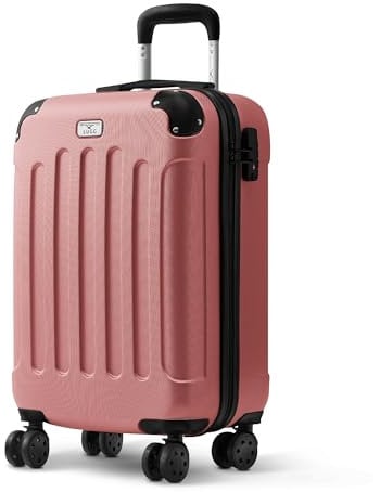 LUGG 20 Inch Suitcase Hard Shell Case 4 Wheel Cabin & Hold Luggage Lightweight ABS Material with TSA Lock Approved for Travel with easyJet, British Airways, RyanAir, Virgin Atlantic, Emirates ect