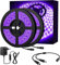 VANLUDA 10M UV Schwarzlicht Streifen Set, UV LED Strip 33ft UV Schwarzlicht LED Band, 600 Stück 2835-LEDs, 12V 2A Flexible Schwarzlicht Befestigungen für Dekorationsbeleuchtung Partybeleuchtung
