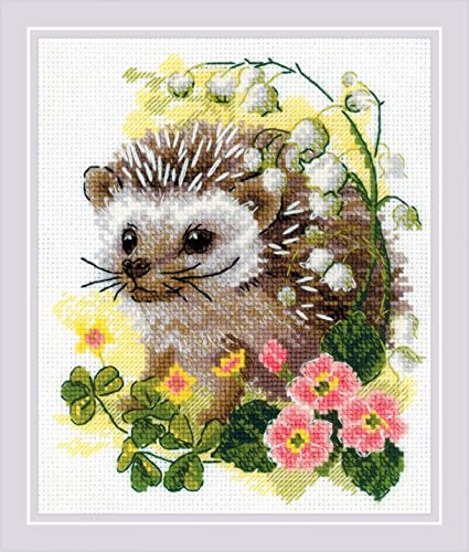 RIOLIS - Abitante della foresta 2093, Punto croce 15x18cm, Punto croce kit da ricamare, Disegni da ricamare, Embroidery kit, Set punto croce, Kit ricamo punto croce