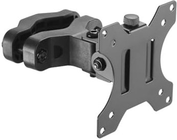 AMER Universal Bracket Pole Mount with Removable 75mm and 100mm VESA Plate, Fits up to 32 inch Screens, Black, PM100