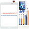 ARSSLY Schermo per Samsung Galaxy Tab A SM-T550 T555 9,7 Pollici Touch Screen Digitizer Schermo Tattile Digitalizzatore Pannello Vetro con Riparazione Kit, Nero (Non LCD Display)