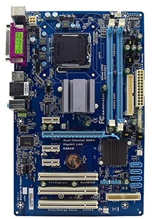 Placa Base la computadora Fit For Gigabyte GA-P41-ES3G Placa Base de Escritorio LGA 775 G41 DDR2 8GB Core 2 Extreme/Core 2 Quad USB2.0 ATX Conjunto de Placa Base