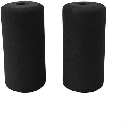 Getdoublerich 4 Stück Schaumstoff-Fußpolster, für den Austausch von Fitnessgeräten, fortschrittlicher Schaumstoff-Pad, Ersatz für Hantelbank und Beinstrecker (4 Stück, 160 mm)