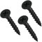 BOUMVID Vis Placo à Fixation Rapide M3.5 x 25 mm, 50 Pièces Vis Phosphatées Pour Plaque de Plâtre Sur Profilé en Acier Pour Cloisons Sèches, Vis Noires Tête en Trompette Pour Cloisons Sèches