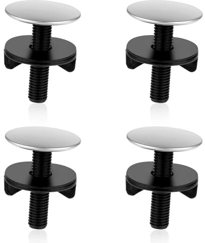 PEOVLVN 4 Pack Kitchen Sink Hole Cover, Sink Hole Cover Stainless Steel Faucet Hole Cover Sink Tap Hole Plate Stopper Cover Sink Plug for Home Kitchen and Bathroom Sink Decorations