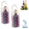 Ice Wine Sleeve, Ice Wine Chiller, Wine Cooler Refrigerator, Wine Bottle Chiller Cooler for Red White Champagne or Sparkling. Gel Cooling Holder Freestanding Carrier Chilling (Purple Wine Bag)