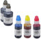 Eurotone Tintenpatrone GI-590 GI590, kompatibel für Canon PIXMA G1500 G1501 G1510 G2500 G2501 G2510 G3500 G3501 G3510 G4500 G4510 G4511 Drucker, Multipack 5 Farben