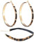 CVFRTT 1 Paar Ohrringe Mit Leopardenmuster Und 1 Halsband Mit Leopardenmuster, Vintage-Ohrringe, Creolen, Kreative Ohrringe, Damenschmuck, Bekleidungsaccessoires
