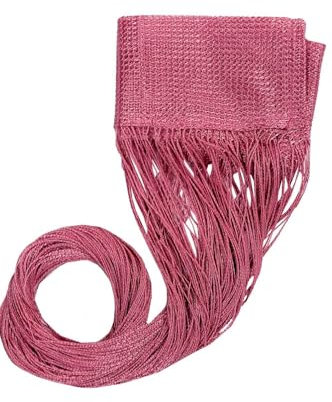 Tenda a Fili Elegante Per Porte Finestre Pannello Divisorio Camere Stanze Ambienti 140x290 Cm Rosa