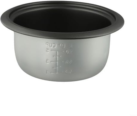 Zeroupshop Rice Cooker Inner Pot With Scale 1L Non-Stick Replacement Pan Aluminum Rice Container Replacement With Handles For Kitchen Accessories
