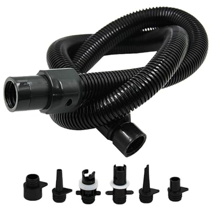 Tubo Gonfiatore | Raccordo per Tubo 'Aria,Connettore Leggero Multifunzionale Portatile per Materassini, Gommoni, Barche, Kayak, Piscine e Gonfiabili