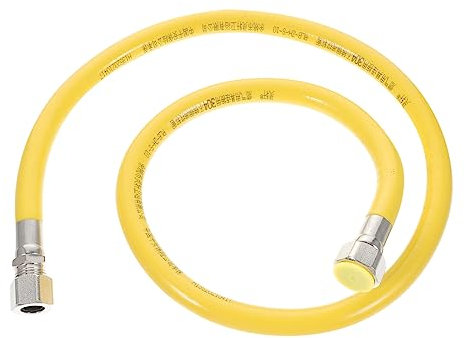 GETAJGHSD Flexibler Gasschlauch für Natürliche und Flüssige Gasanschlüsse mit Schraub und Steckverbindung für Gasherde und Wasserheizer
