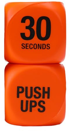 Übungswürfel für Workouts - Trainingswürfel, Fitnesswürfel | Home -Fitness -Gadgets, Anfängerstärke -Routine -Tool, Reise tragbares Set für Männer Frauen Outdoor Hotel Büro Wellness Körpergewichtsakti