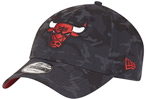 New Era Camo Team 9Forty Adjustable Chicago Bulls Grau, Size:ONE Size