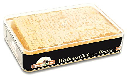 ImkerPur set di 3 mieli d’acacia da 400 gr a nido d’ape. Per un totale di 1200 gr. Conservato in contenitore di alta qualità e freschezza