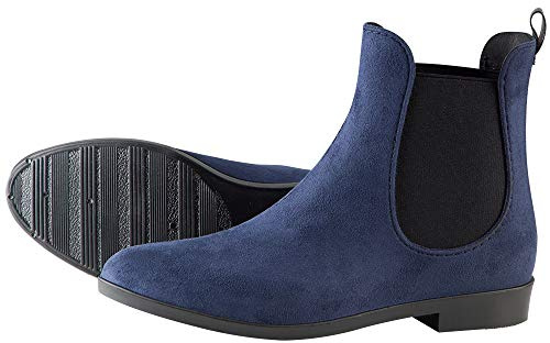 PFIFF Damen Tinge Reitstiefelette Stiefelette, dunkelblau, 37