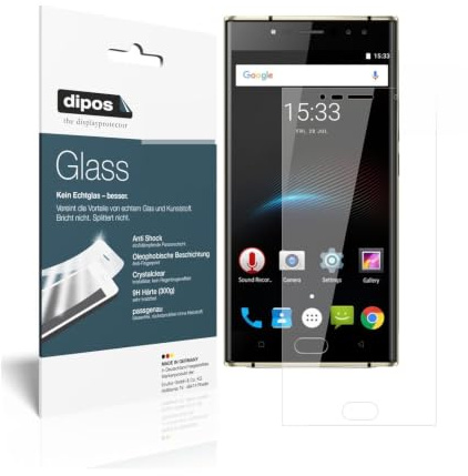 dipos 2x Displayschutzfolie 9H klar für Oukitel K3