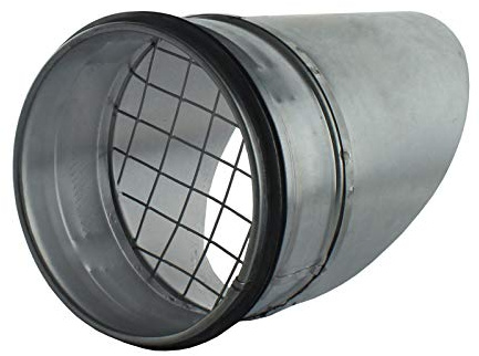 Ausblasstutzen 45° mit Doppellippendichtung Ø 150 mm