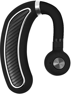 Zerone K21 Business-Bluetooth-Headset, schweißfeste Bluetooth-Kopfhörer, kabellos, V4.1, Business-Ohrhörer mit Rauschunterdrückung, Mikrofon, Ohrhörer für OfficeBusiness, Workout, und