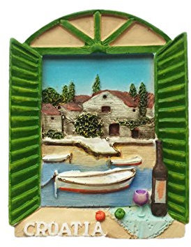 3D-Kühlschrankmagnet mit Kroatien-Souvenir, Dekoration für Zuhause und Küche, Kroatien