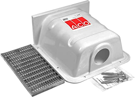 ACO Lüftungsschacht 40x40 mit Boden Kellerschacht mit Maschenrost Rost Lüftung Keller