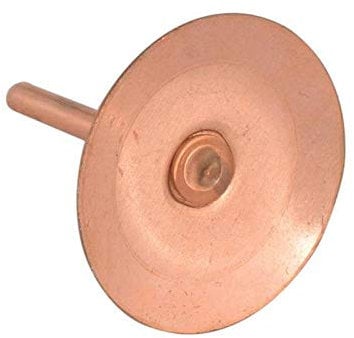 ForgeFix Rivetti a disco in rame, 20 x 20 x 1,5 mm, confezione da 100