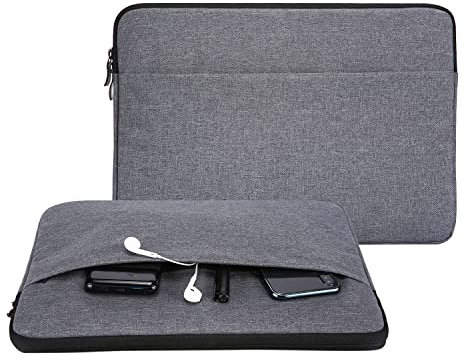 Canvas Protective Carrying Sleeve bag Breifcase for Samsung Galaxy Book2 12 / Huawei MediaPad M5 Pro 10.8 / Acer Switch 5 12 / Aspire Switch Alpha 12 / Lenovo Miix 720 12 / HP Pro x2 612 G2 12 (Black)