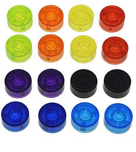 KAISH Fußschalter für Elektro-Gitarre, Metall, mit Aluminium-Effekt 10pcs