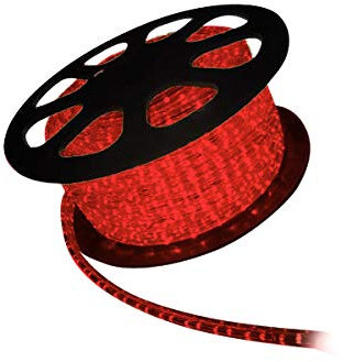 Tubo Flexible de Led Rojo - 45M - Interior y Exterior - Decoración Luminosa
