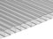 Ezooza Plaque en polycarbonate alvéolaire double paroi 200 x 98 cm, Épaisseur 10 mm, Transparent