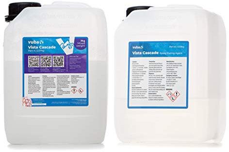 VISTA CASCADE - Epoxy Art Resin | UK Manufactured Casting Resin | Water Clear, Heat Resistant (5mm to 25mm - Ideal for Coasters, Trays & Large Jewellery) (3kg)