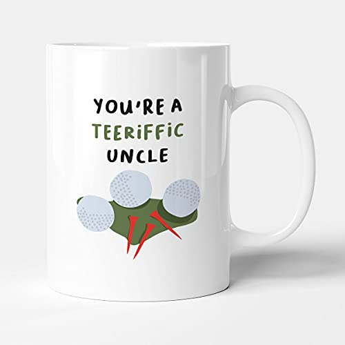 Victorian Printing Co - You're A Teeriffic Uncle - Golf Gift Mug, Ceramic, 11fl.oz.